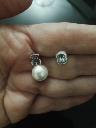 Pendientes Tous Plata 925 Perla