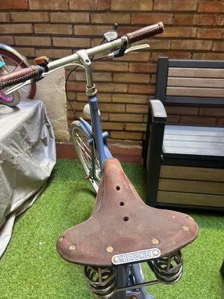 Bicicleta Pashley Azul Vintage