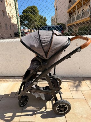 Carrito bebé 3 piezas gris
