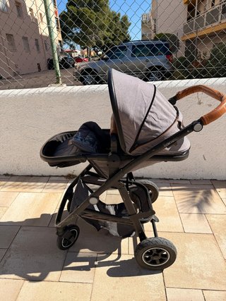 Carrito bebé 3 piezas gris