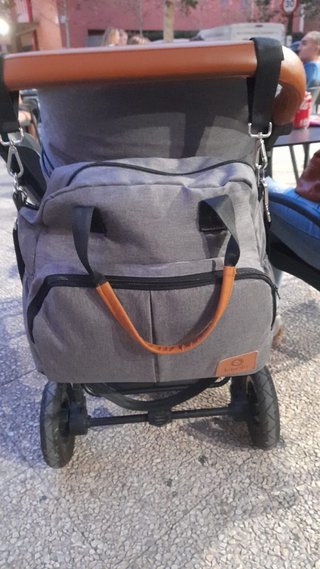 Carrito bebé 3 piezas gris