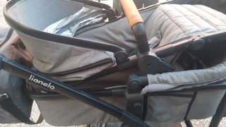 Carrito bebé 3 piezas gris