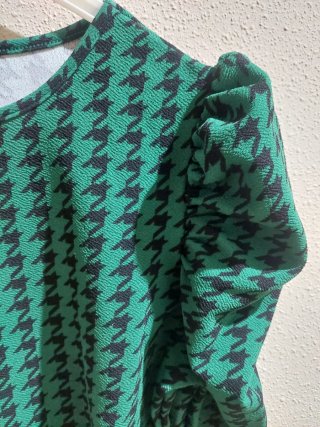 Camiseta Shein manga larga verde/negro Talla L