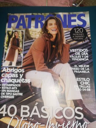 4 revistas moda con patrones sin usar