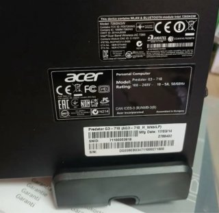 Acer Predator G3-710 Gaming PC