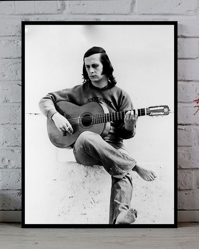 Cuadro con ilustración Paco de Lucia 2