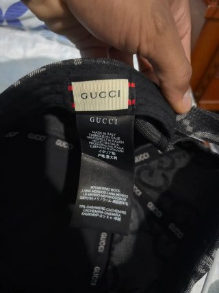 Gorra Gucci Negra