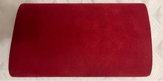 Bolso de mano tipo cartera rojo