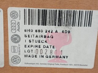 Audi 94922 airbag lateral delantero 8h0880242a a4