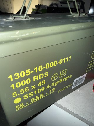 2 Caja Metálica Verde 1 grande y otra de 9