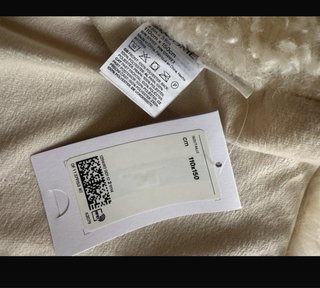 Manta H&M Home Beige Fleece Sin Estrenar