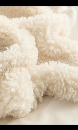 Manta H&M Home Beige Fleece Sin Estrenar
