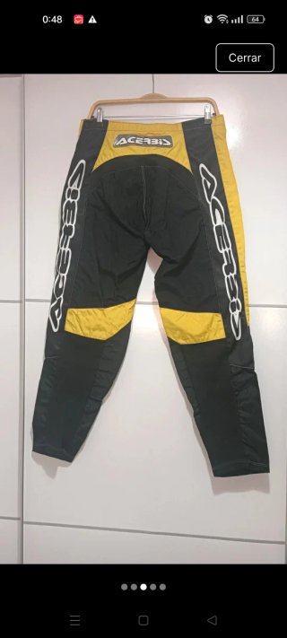 Pantalón Motocross Acerbis Amarillo/Negro