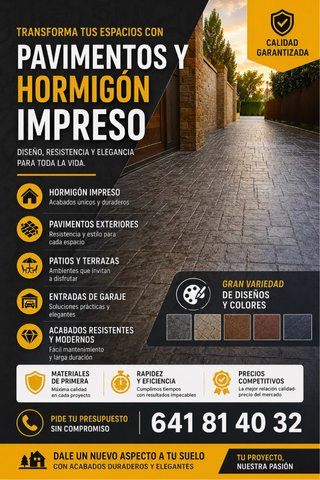 Hormigón Impreso 20€/m² 641814032