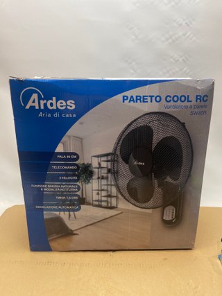 Ventilador Ardes Penny 40cm Negro/Azul