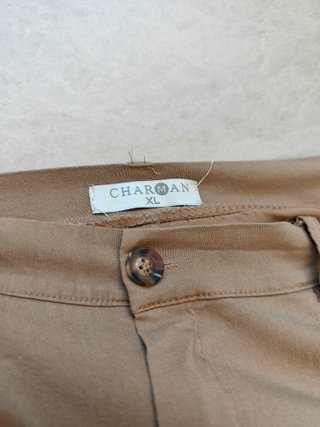Pantalones CharMan elásticos beige
