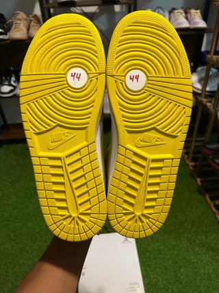 Nike Jordan 1 Mid Amarillo Blanco Talla:44 sin caj