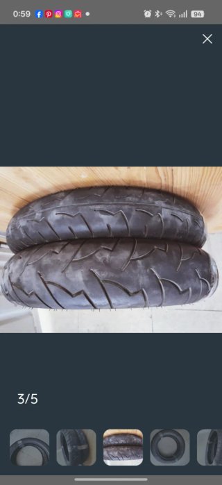 Neumáticos Michelin Pilot 110/80/18 y 140/80/17