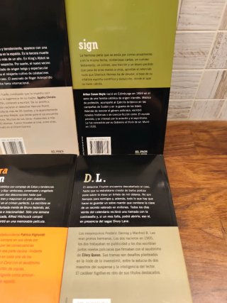 4 novelas de detectives, crimen y misterio!