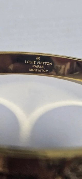 Pulsera Louis Vuitton Dorada 19cm