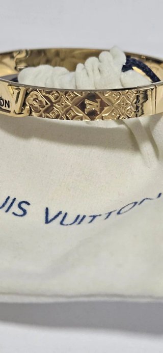 Pulsera Louis Vuitton Dorada 19cm