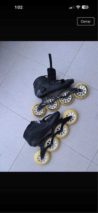 Patines en línea negros Talla 43