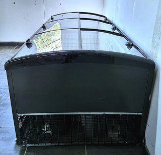 Congelador isla marca ESCOFRED 6 corredera cristal