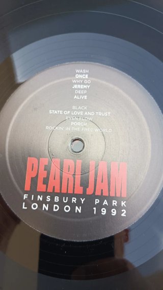 Pearl Jam LP - Finsbury Park London 1992