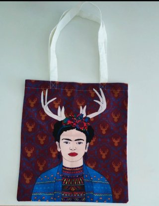 Bolso Frida Kahlo con ciervo