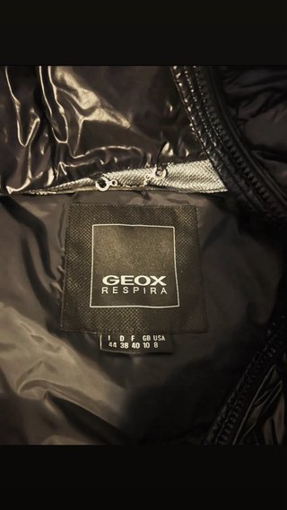 Abrigo Geox Negro Mujer