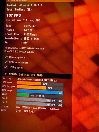 ASUS TUF Gaming RTX 3070 OC 8GB Tarjeta Gráfica