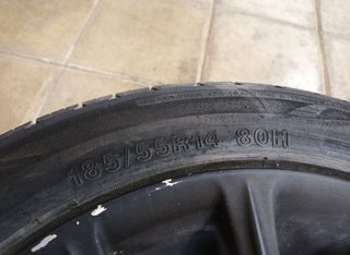 101681 185/55/14 juego llantas volkswagen polo iii