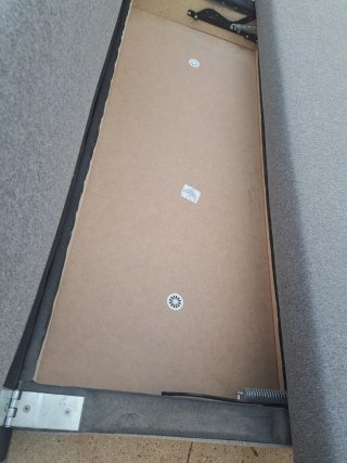 Sofá Cama Gris Tela