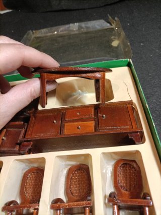 Muebles del salon Casa Muñecas Años 60