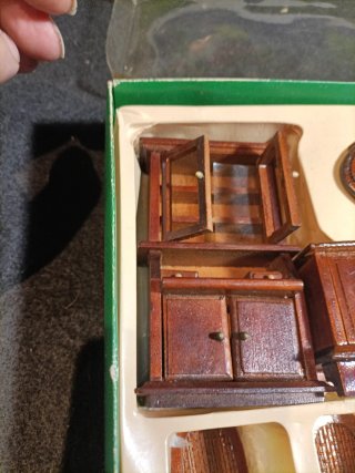 Muebles del salon Casa Muñecas Años 60