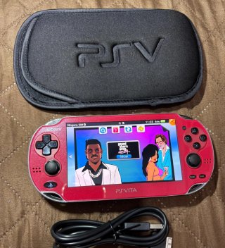 PS Vita OLED Roja + Funda y Cable