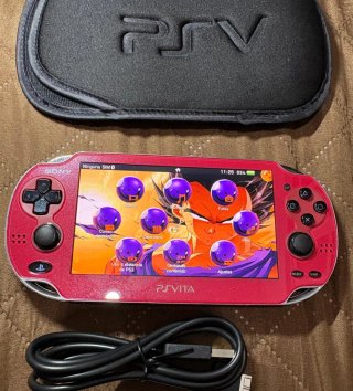 PS Vita OLED Roja + Funda y Cable