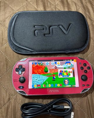 PS Vita OLED Roja + Funda y Cable