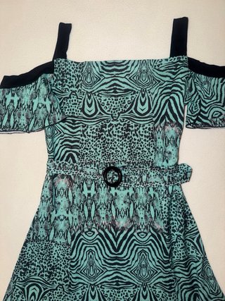 Vestido corto estampado Inside