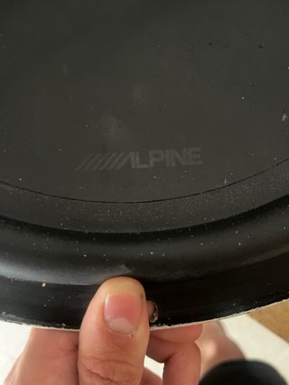 Subwoofer Alpine 12 Negro