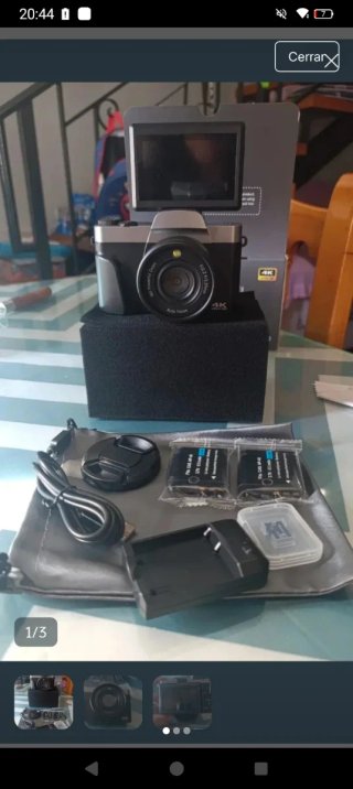 Cámara Digital 4K Ultra HD