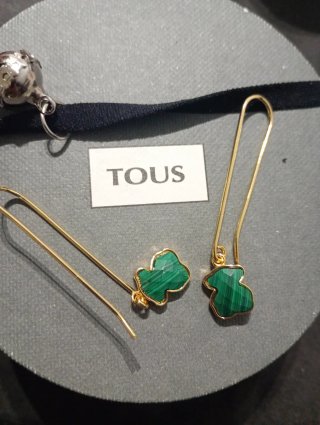 Pendientes Malaquita