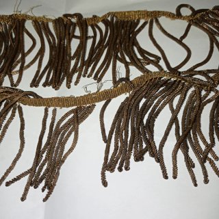 Galón antiguo hilo de oro puntilla hojilla