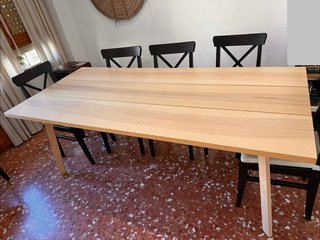 Mesa de comedor de madera Ikea 200x90cm