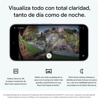 Google Nest Cam Outdoor 2ª Gen 2K