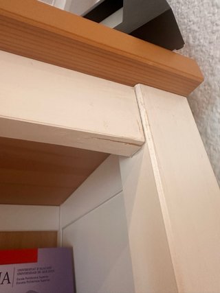Librería Estantería Ikea Madera Blanca