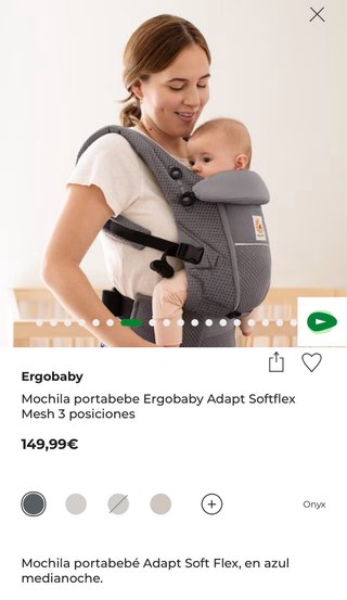 Mochila Portabebé Ergobaby Adapt Softflex