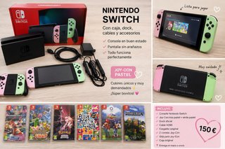 Nintendo Switch completa con juegos y accesorios