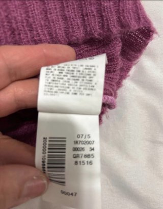 Maglione John Galliano vintage arancione viola