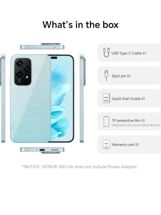 Honor 200 Lite 5G 256GB 8GB RAM Precintado
